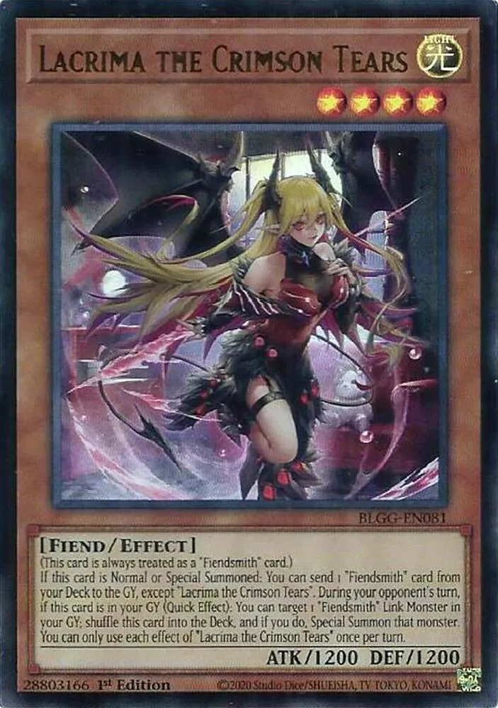Lacrima the Crimson Tears — Battles of Legend: Glorious Gallery — Yu-Gi-Oh!