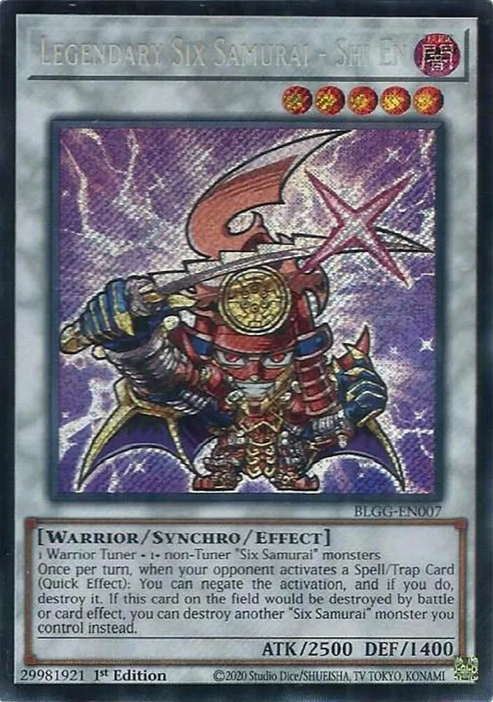 Legendary Six Samurai - Shi En — Battles of Legend: Glorious Gallery — Yu-Gi-Oh!