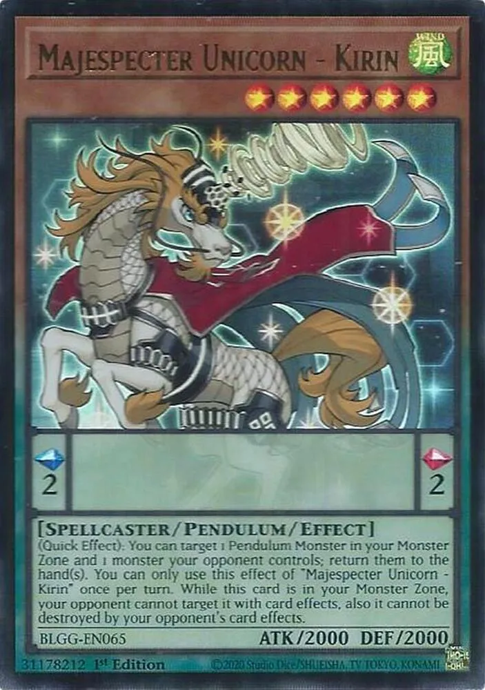 Majespecter Unicorn - Kirin — Battles of Legend: Glorious Gallery — Yu-Gi-Oh!