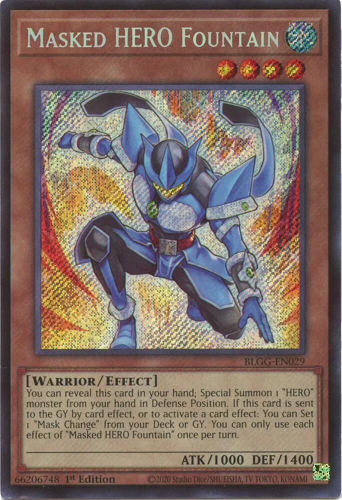 Masked HERO Fountain — Battles of Legend: Glorious Gallery — Yu-Gi-Oh!