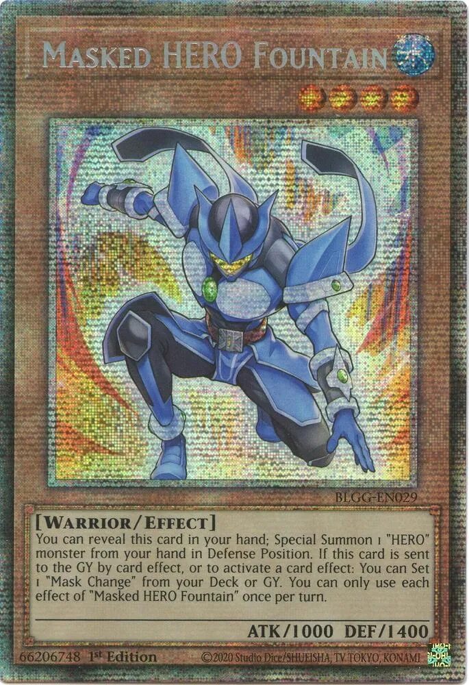 Masked HERO Fountain — Battles of Legend: Glorious Gallery — Yu-Gi-Oh!