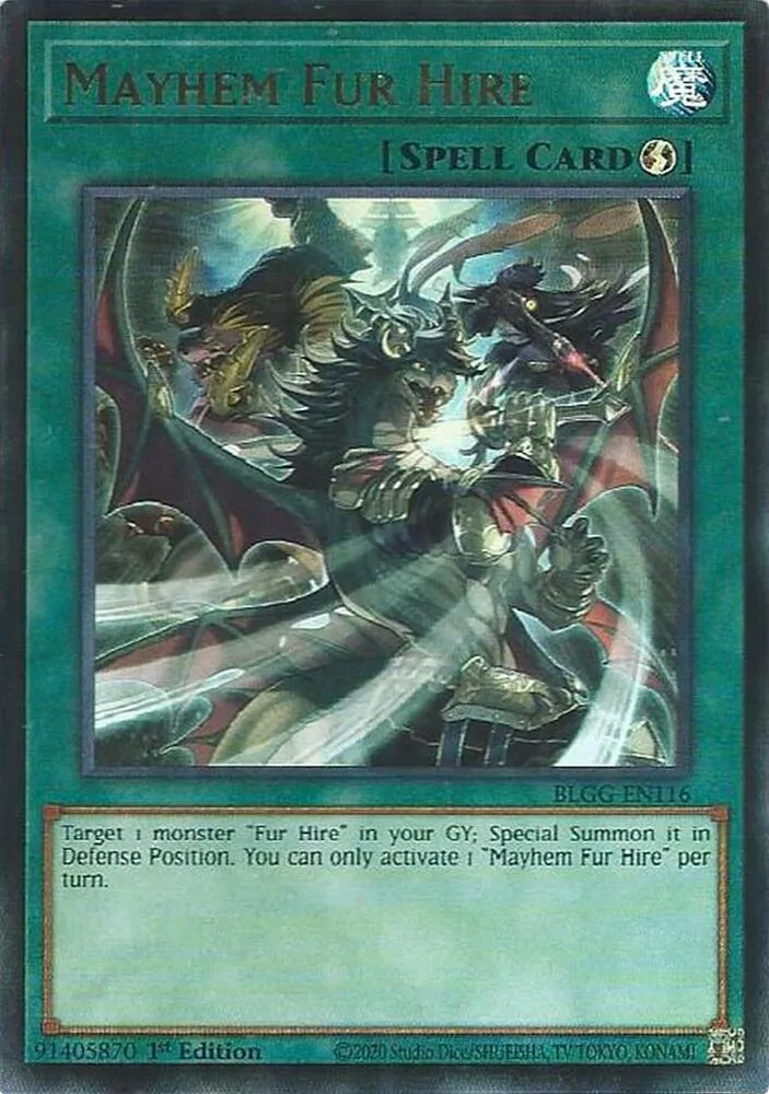 Mayhem Fur Hire — Battles of Legend: Glorious Gallery — Yu-Gi-Oh!