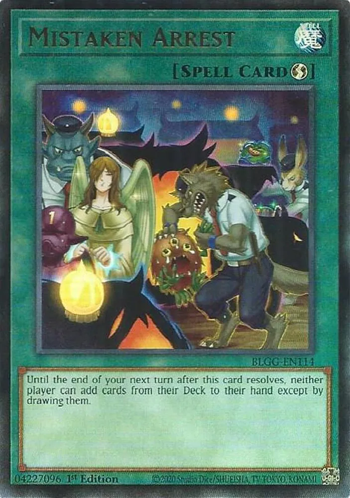 Mistaken Arrest — Battles of Legend: Glorious Gallery — Yu-Gi-Oh!