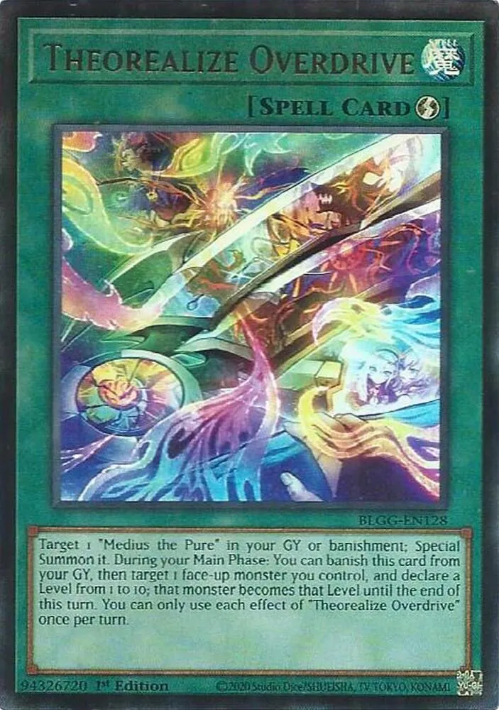 Theorealize Overdrive — Battles of Legend: Glorious Gallery — Yu-Gi-Oh!
