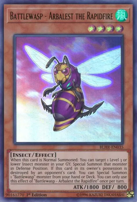Battlewasp - Arbalest the Rapidfire — Battles of Legend: Hero's Revenge — Yu-Gi-Oh!