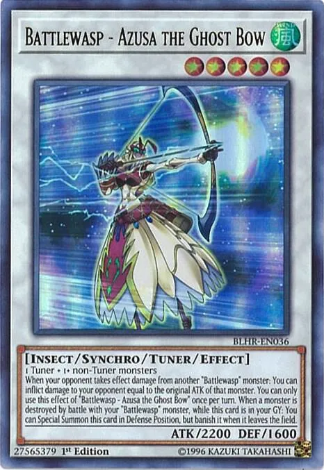 Battlewasp - Azusa the Ghost Bow — Battles of Legend: Hero's Revenge — Yu-Gi-Oh!