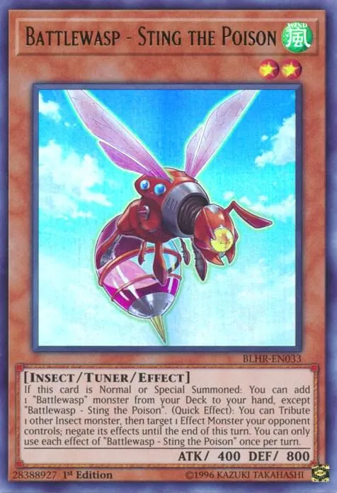 Battlewasp - Sting the Poison — Battles of Legend: Hero's Revenge — Yu-Gi-Oh!
