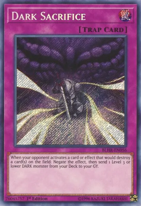 Dark Sacrifice — Battles of Legend: Hero's Revenge — Yu-Gi-Oh!