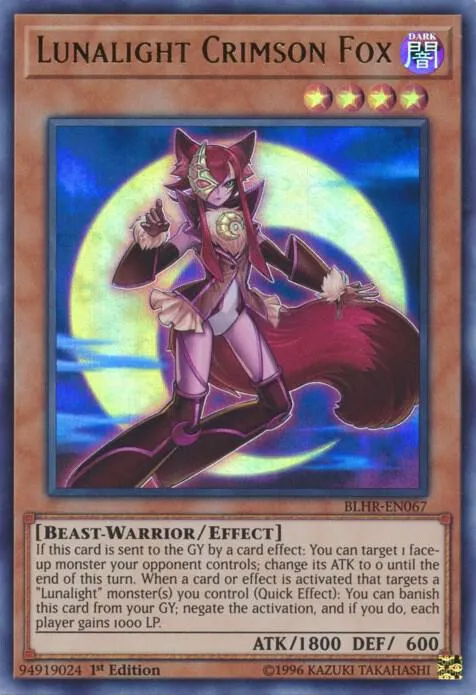 Lunalight Crimson Fox — Battles of Legend: Hero's Revenge — Yu-Gi-Oh!