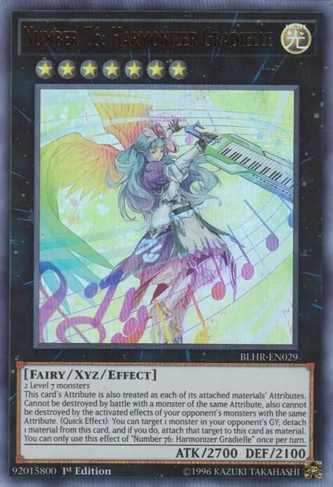 Number 76: Harmonizer Gradielle — Battles of Legend: Hero's Revenge — Yu-Gi-Oh!