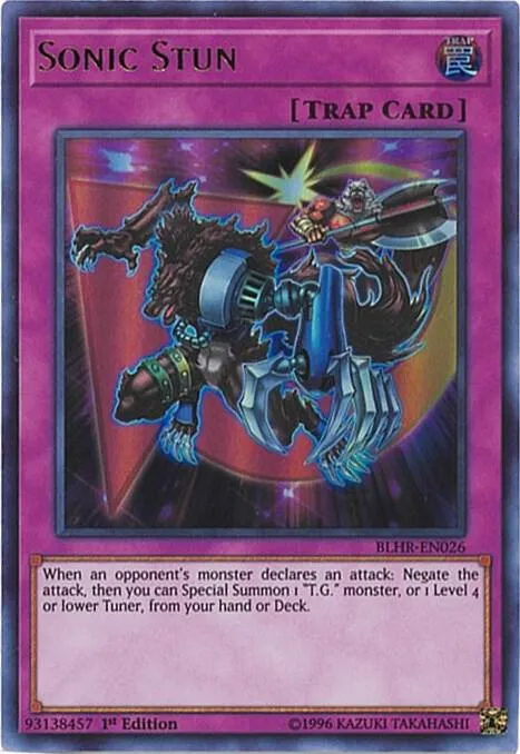 Sonic Stun — Battles of Legend: Hero's Revenge — Yu-Gi-Oh!
