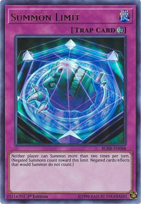 Summon Limit — Battles of Legend: Hero's Revenge — Yu-Gi-Oh!
