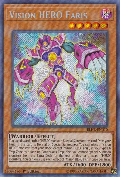 Vision HERO Faris — Battles of Legend: Hero's Revenge — Yu-Gi-Oh!