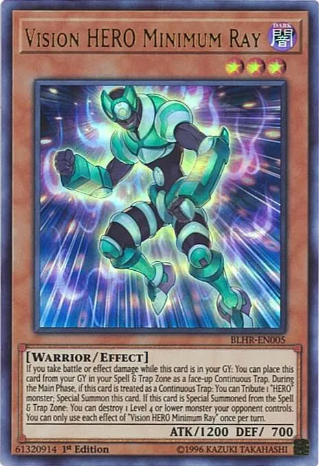 Vision HERO Minimum Ray — Battles of Legend: Hero's Revenge — Yu-Gi-Oh!