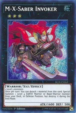 M-X-Saber Invoker — Battles of Legend: Light's Revenge — Yu-Gi-Oh!