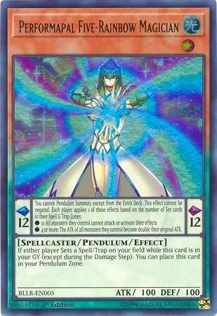Performapal Five-Rainbow Magician — Battles of Legend: Light's Revenge — Yu-Gi-Oh!