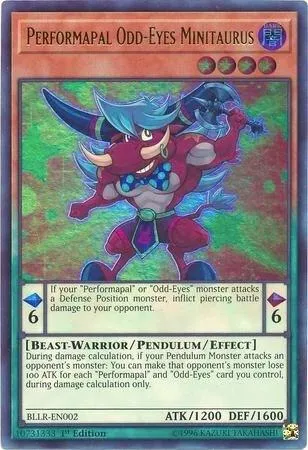Performapal Odd-Eyes Minitaurus — Battles of Legend: Light's Revenge — Yu-Gi-Oh!