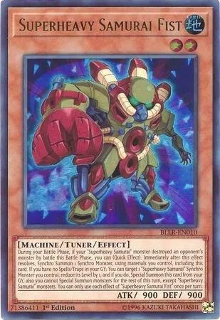 Superheavy Samurai Fist — Battles of Legend: Light's Revenge — Yu-Gi-Oh!