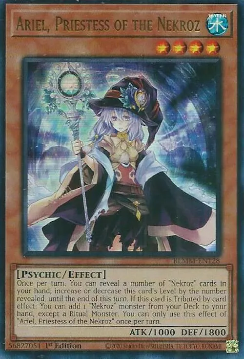 Ariel, Priestess of the Nekroz — Battles of Legend: Monster Mayhem — Yu-Gi-Oh!