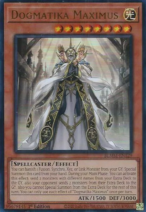 Dogmatika Maximus — Battles of Legend: Monster Mayhem — Yu-Gi-Oh!