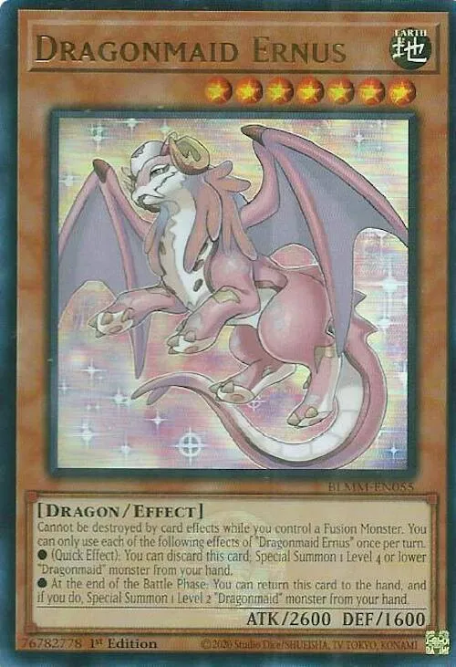 Dragonmaid Ernus — Battles of Legend: Monster Mayhem — Yu-Gi-Oh!