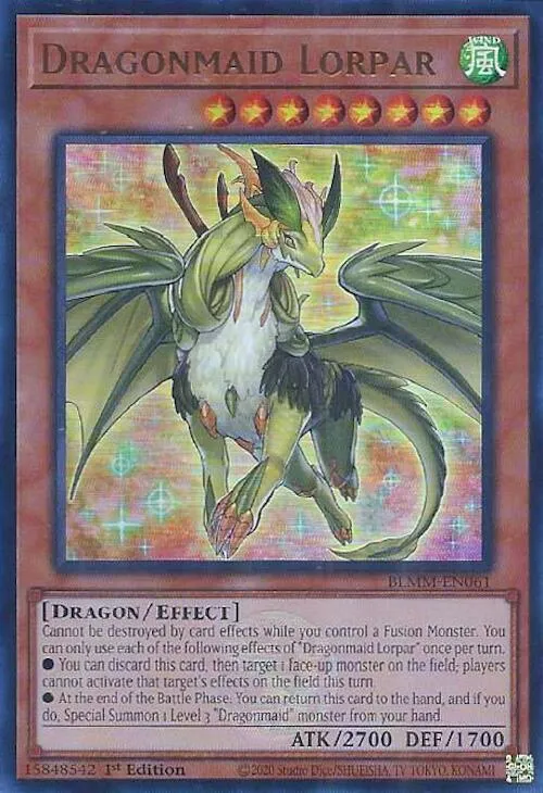Dragonmaid Lorpar — Battles of Legend: Monster Mayhem — Yu-Gi-Oh!
