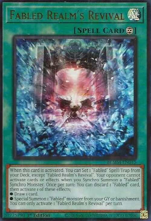 Fabled Realm's Revival — Battles of Legend: Monster Mayhem — Yu-Gi-Oh!