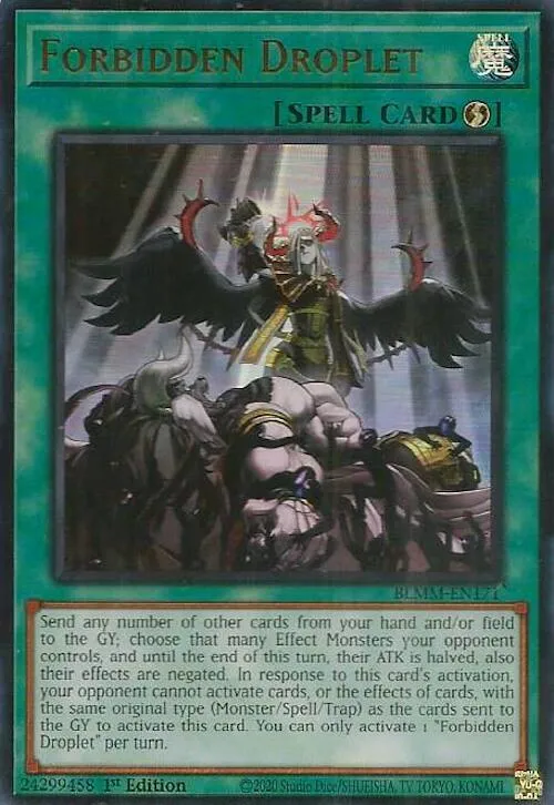 Forbidden Droplet — Battles of Legend: Monster Mayhem — Yu-Gi-Oh!