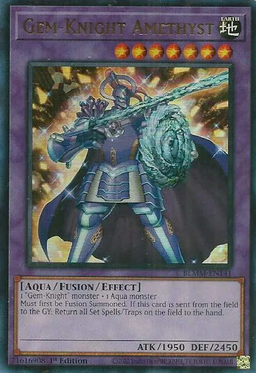 Gem-Knight Amethyst — Battles of Legend: Monster Mayhem — Yu-Gi-Oh!