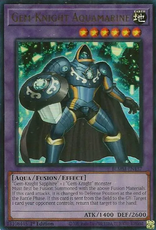 Gem-Knight Aquamarine — Battles of Legend: Monster Mayhem — Yu-Gi-Oh!