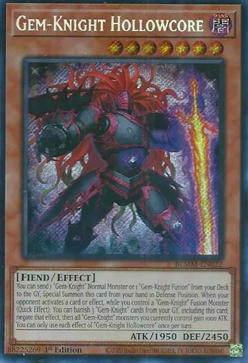 Gem-Knight Hollowcore — Battles of Legend: Monster Mayhem — Yu-Gi-Oh!