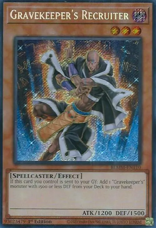 Gravekeeper's Recruiter — Battles of Legend: Monster Mayhem — Yu-Gi-Oh!