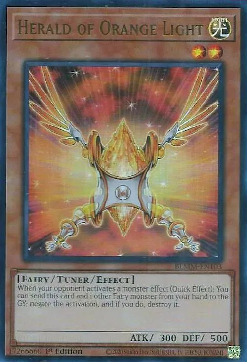 Herald of Orange Light — Battles of Legend: Monster Mayhem — Yu-Gi-Oh!