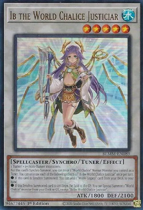 Ib the World Chalice Justiciar — Battles of Legend: Monster Mayhem — Yu-Gi-Oh!