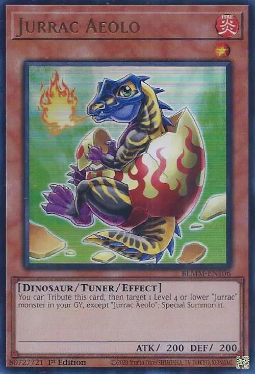 Aeolo Préhistorique — Battles of Legend: Monster Mayhem — Yu-Gi-Oh!