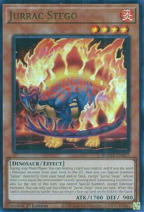 Jurrac Stego — Battles of Legend: Monster Mayhem — Yu-Gi-Oh!