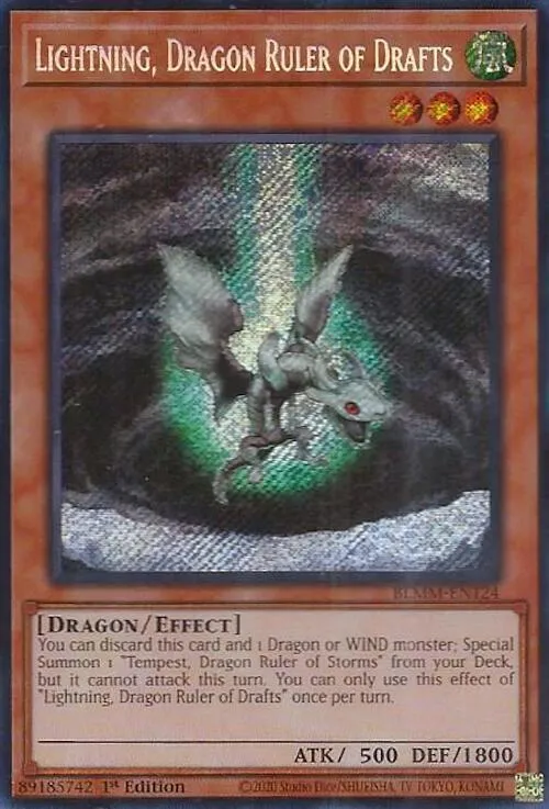 Lightning, Dragon Ruler of Drafts — Battles of Legend: Monster Mayhem — Yu-Gi-Oh!