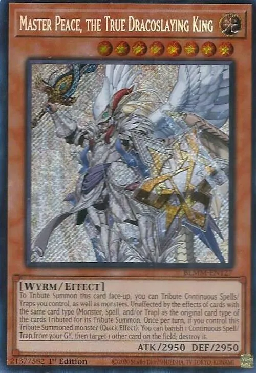 Master Peace, the True Dracoslaying King — Battles of Legend: Monster Mayhem — Yu-Gi-Oh!