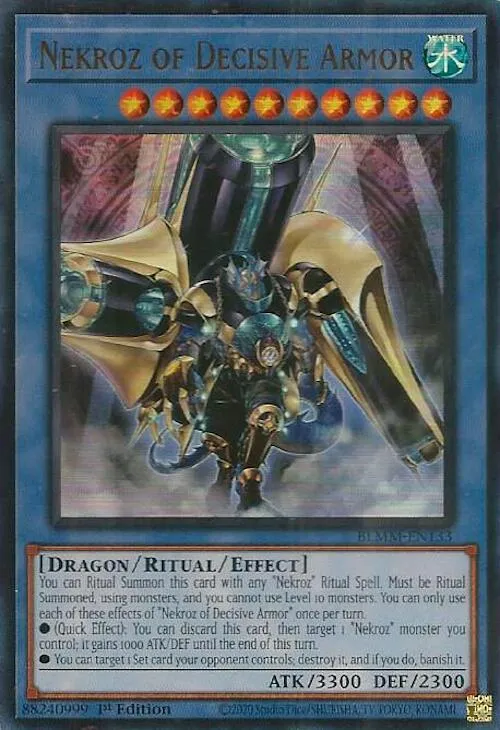 Nekroz of Decisive Armor — Battles of Legend: Monster Mayhem — Yu-Gi-Oh!