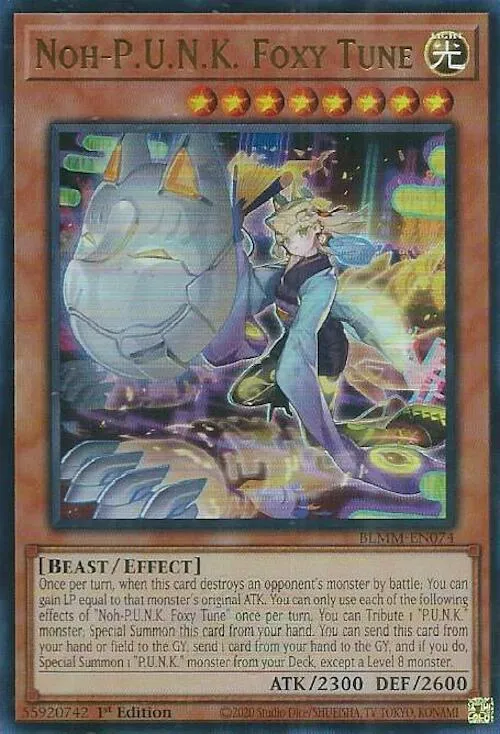 Noh-P.U.N.K. Foxy Tune — Battles of Legend: Monster Mayhem — Yu-Gi-Oh!