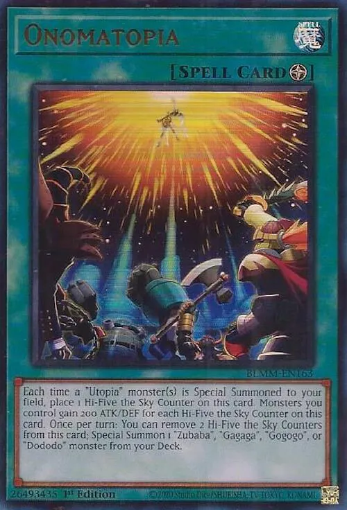Onomatopia — Battles of Legend: Monster Mayhem — Yu-Gi-Oh!