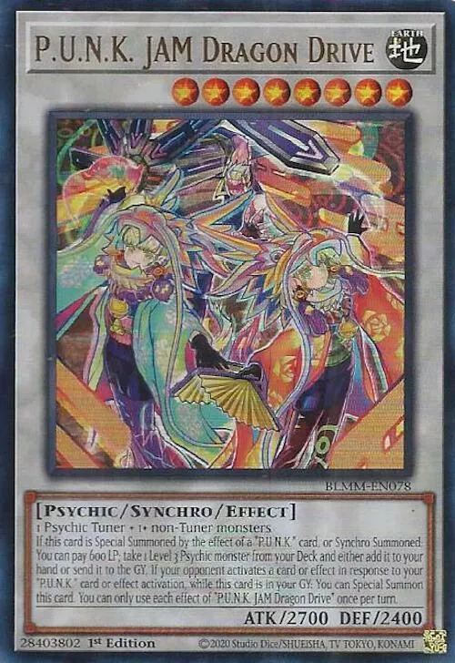 P.U.N.K. JAM Dragon Drive — Battles of Legend: Monster Mayhem — Yu-Gi-Oh!