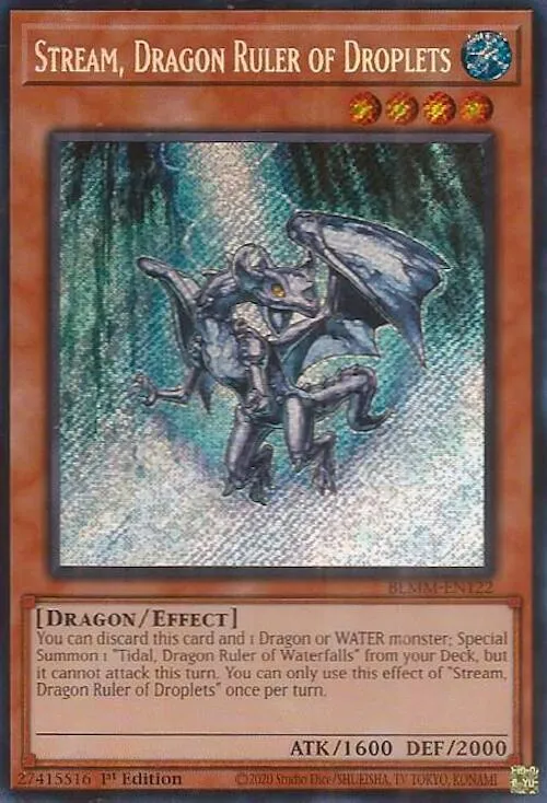 Stream, Dragon Ruler of Droplets — Battles of Legend: Monster Mayhem — Yu-Gi-Oh!