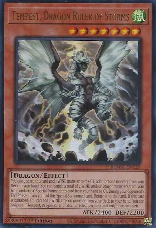 Tempest, Dragon Ruler of Storms — Battles of Legend: Monster Mayhem — Yu-Gi-Oh!