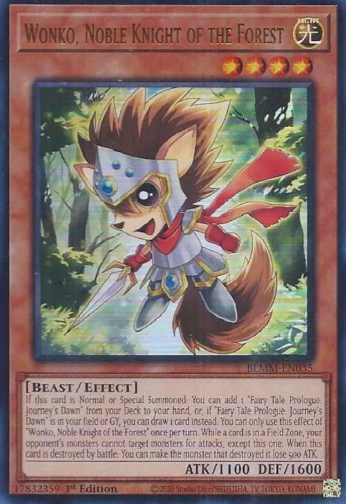 Wonko, Noble Knight of the Forest — Battles of Legend: Monster Mayhem — Yu-Gi-Oh!