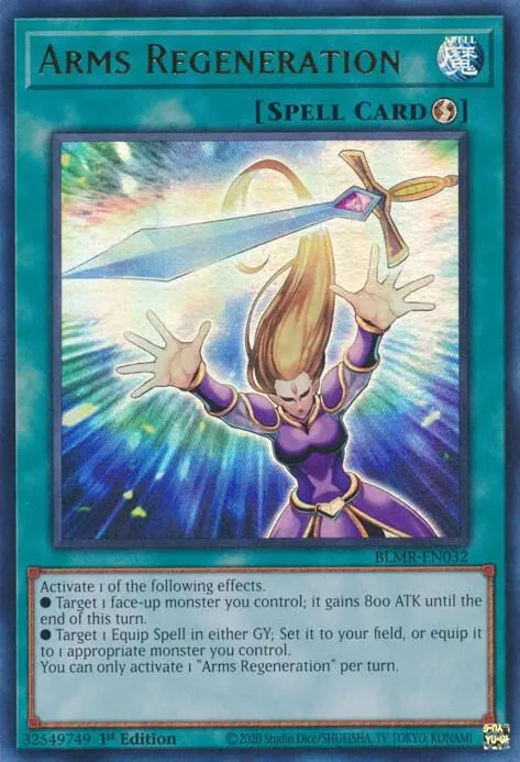 Arms Regeneration — Battles of Legend: Monstrous Revenge — Yu-Gi-Oh!