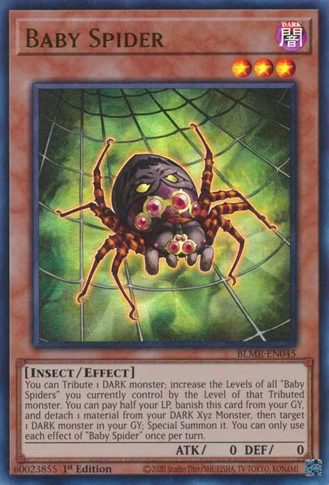 Baby Spider — Battles of Legend: Monstrous Revenge — Yu-Gi-Oh!
