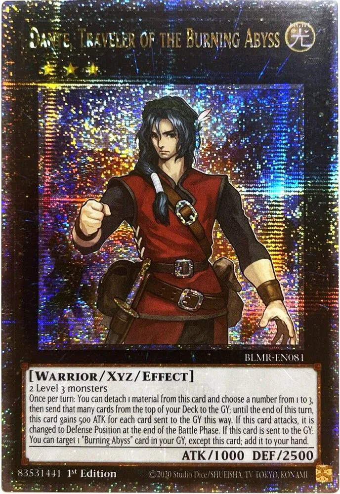 Dante, Traveler of the Burning Abyss — Battles of Legend: Monstrous Revenge — Yu-Gi-Oh!