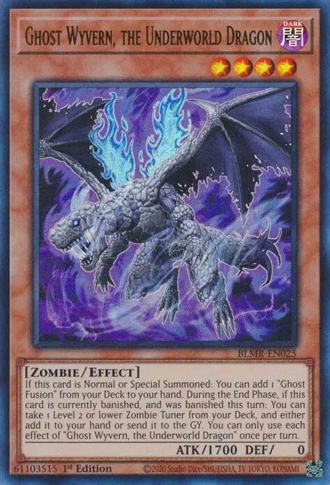 Ghost Wyvern, the Underworld Dragon — Battles of Legend: Monstrous Revenge — Yu-Gi-Oh!