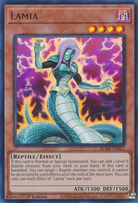Lamia — Battles of Legend: Monstrous Revenge — Yu-Gi-Oh!